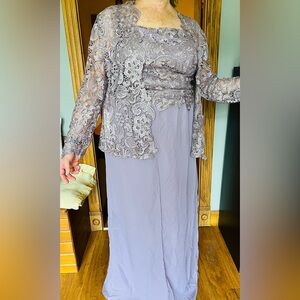 Mother of the Bride 3 Piece Outfit- Dusty Lavender- Size 16